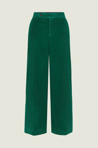 EMERAUDE _ Pantalon Otto en coton - Emeraude