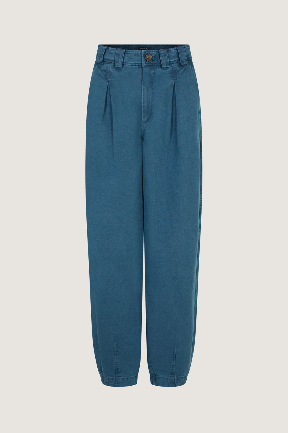 BLEU DE PRUSSE _ Pantalon Timon en coton - Bleu de prusse