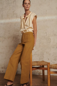 BEIGE _ Pantalon Harry en coton - Beige