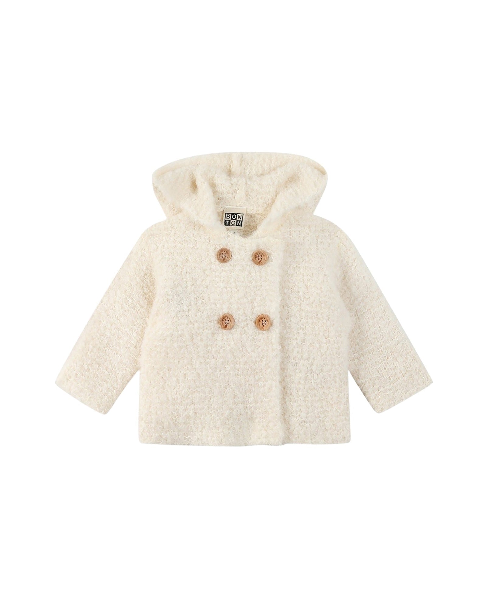Manteau en laine - Crème Bonton