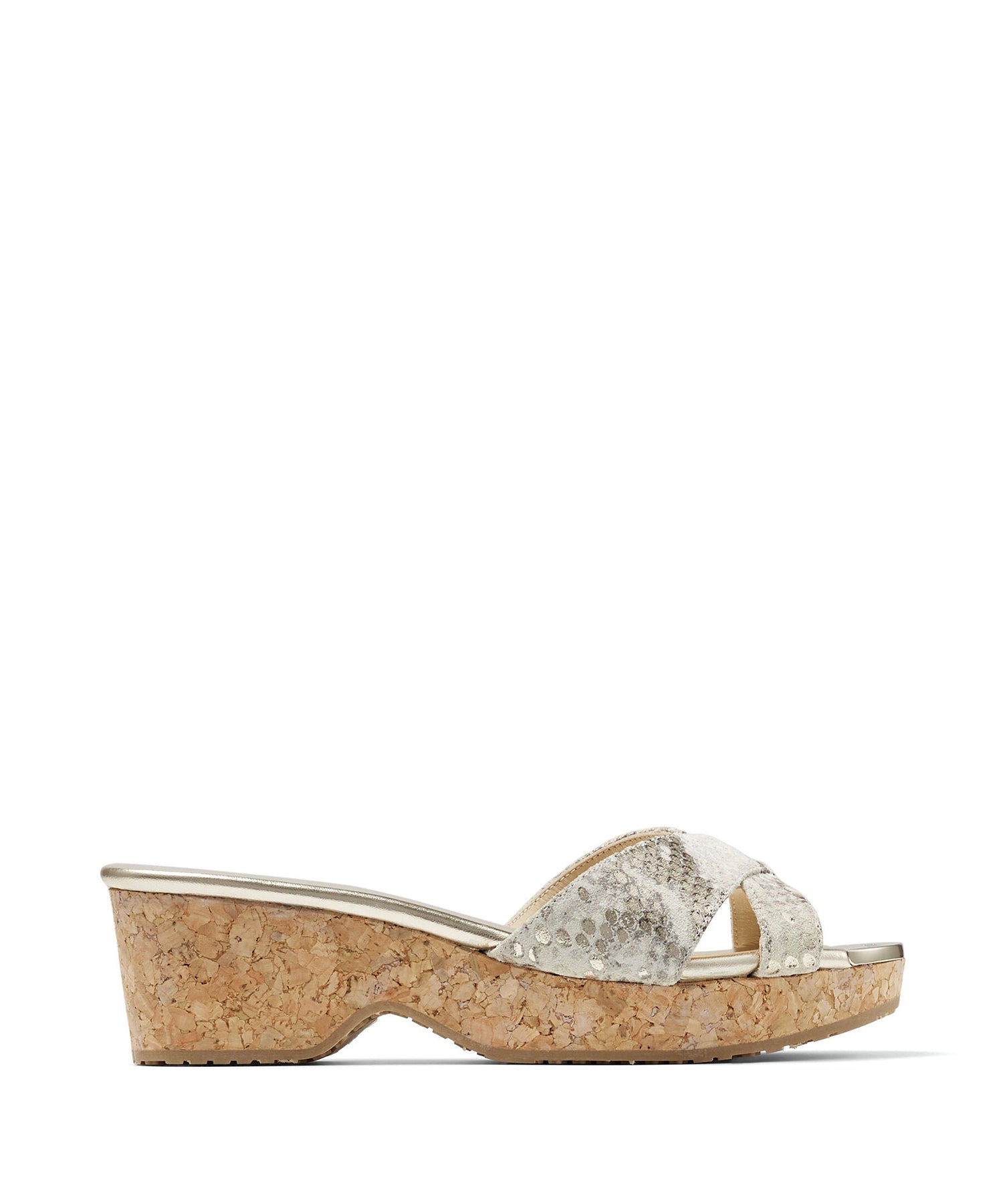 ZNO STOCK 0 DJV 2/1 ST 50% Prix 150 / Reco 150 LIGHT KHAKI Casual Wedge PANNA