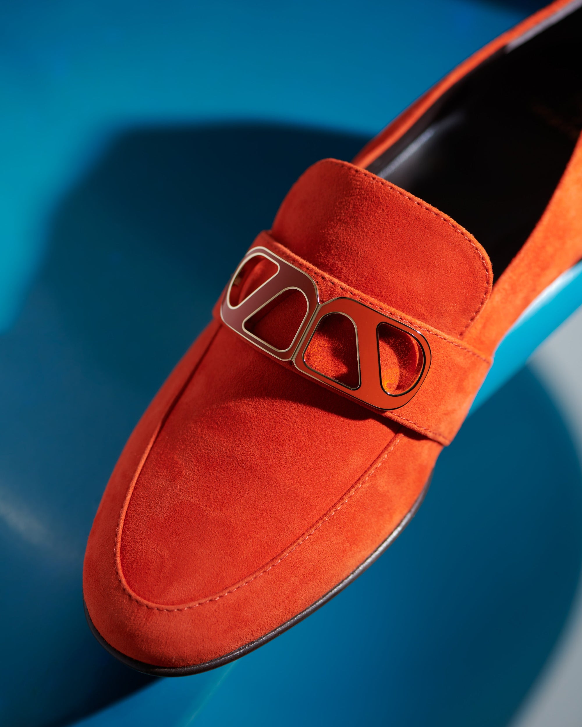 8qty DÉJÀ VU 220€ / Mocassins Blair en velours - Orange