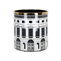 Civette wastepaper basket - Black & White