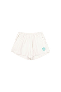 Short fluide avec écusson - Coconut