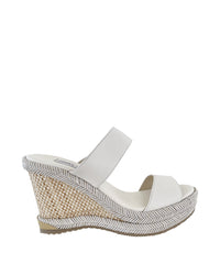 Mules Parker à plateforme 100 en cuir - Milk & Natural