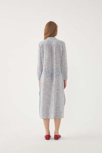BLUE PAROS DRESS