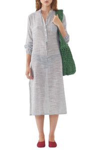 BLUE PAROS DRESS