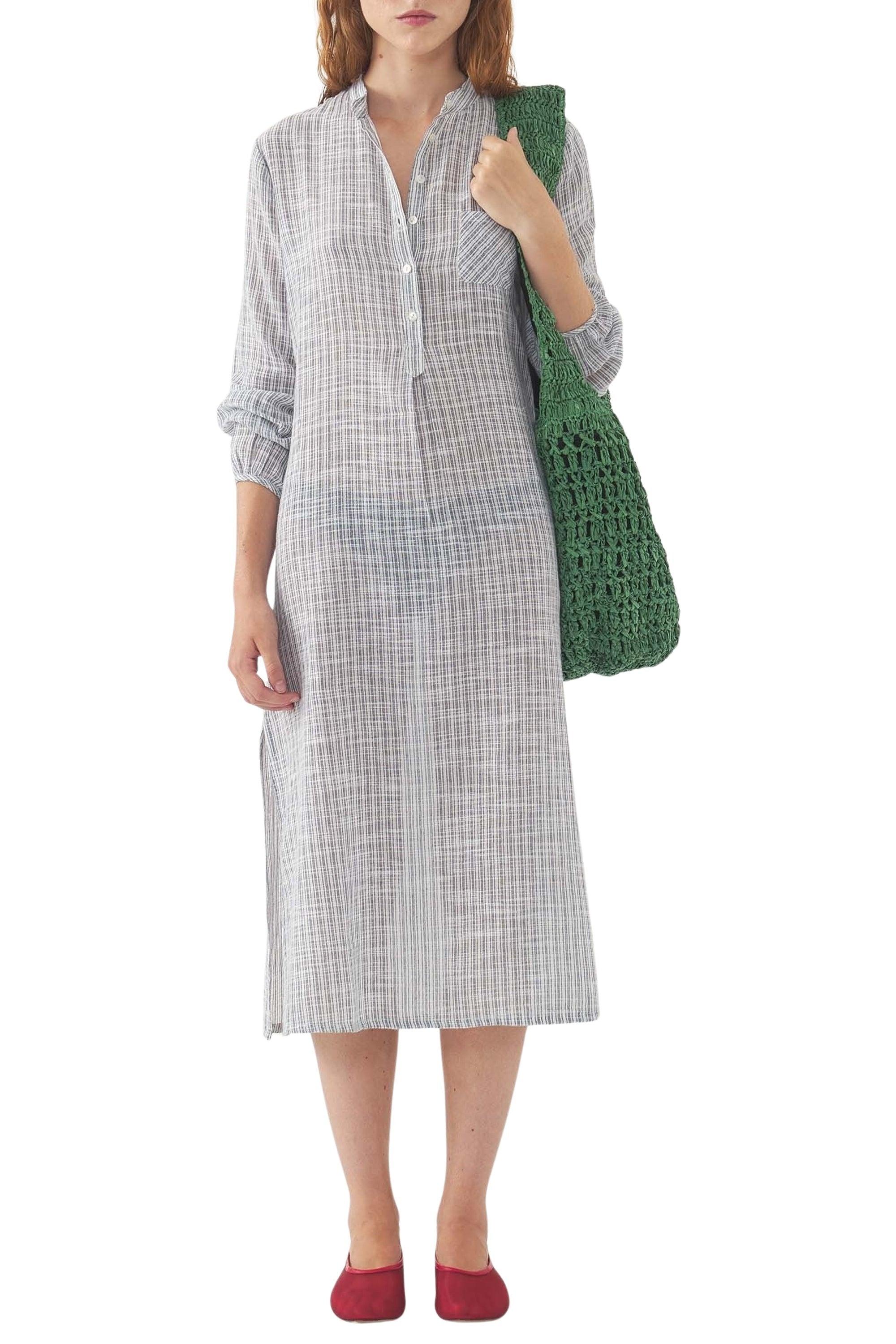 BLUE PAROS DRESS