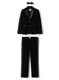 Boy’s dinner suit in velvet