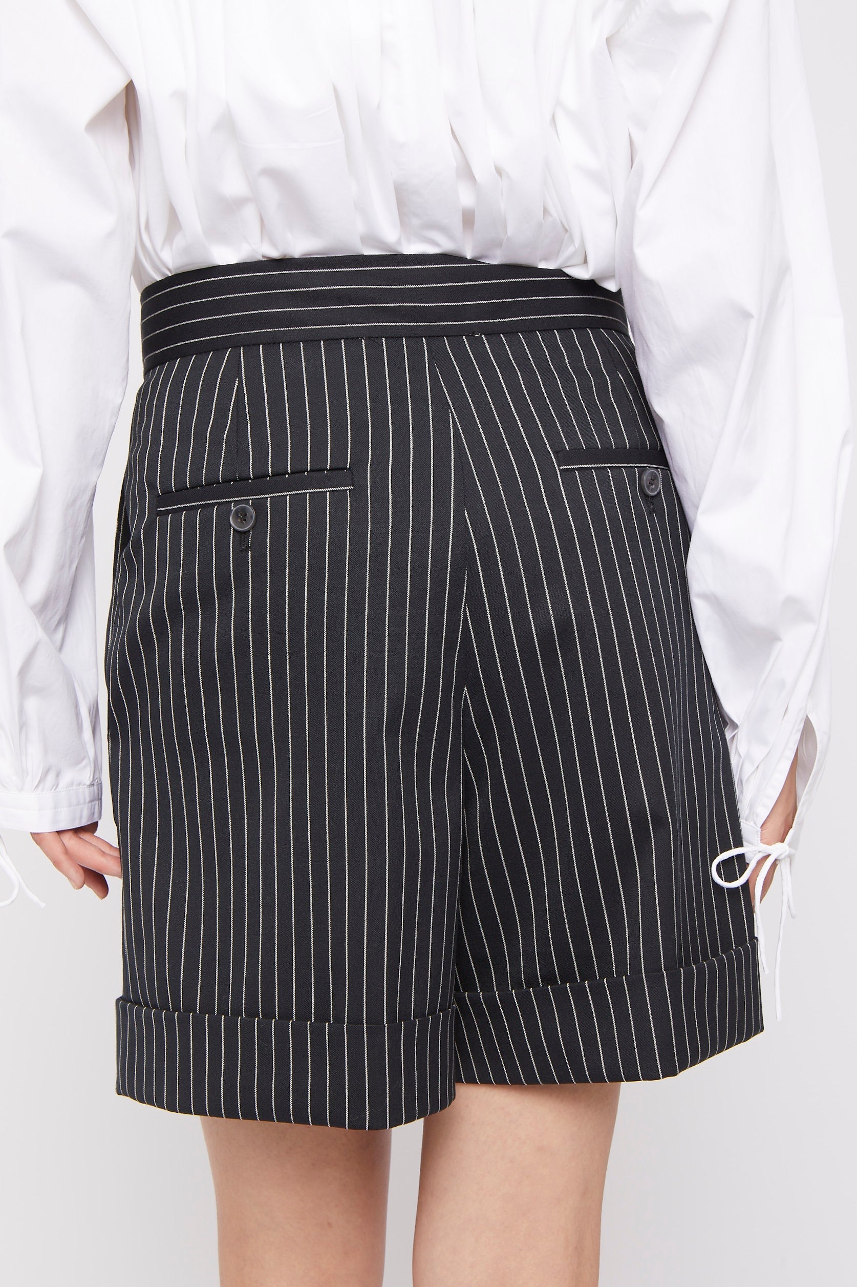 Bermuda Paul en laine - Black & White