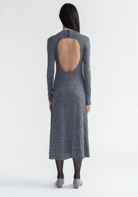 Robe midi Pavlova côtelée et scintillante - Storm