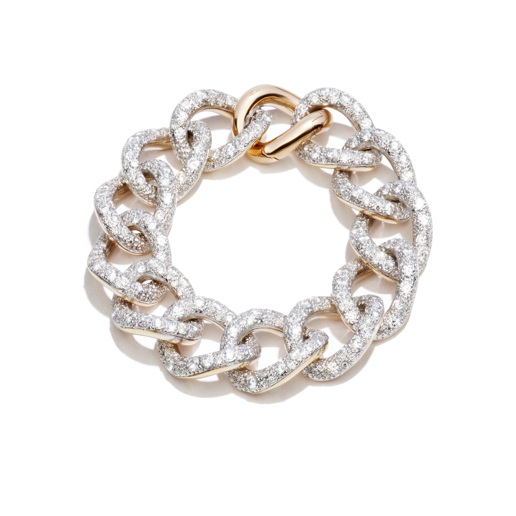 Bracelet Catene en Or rose 18K & Diamant