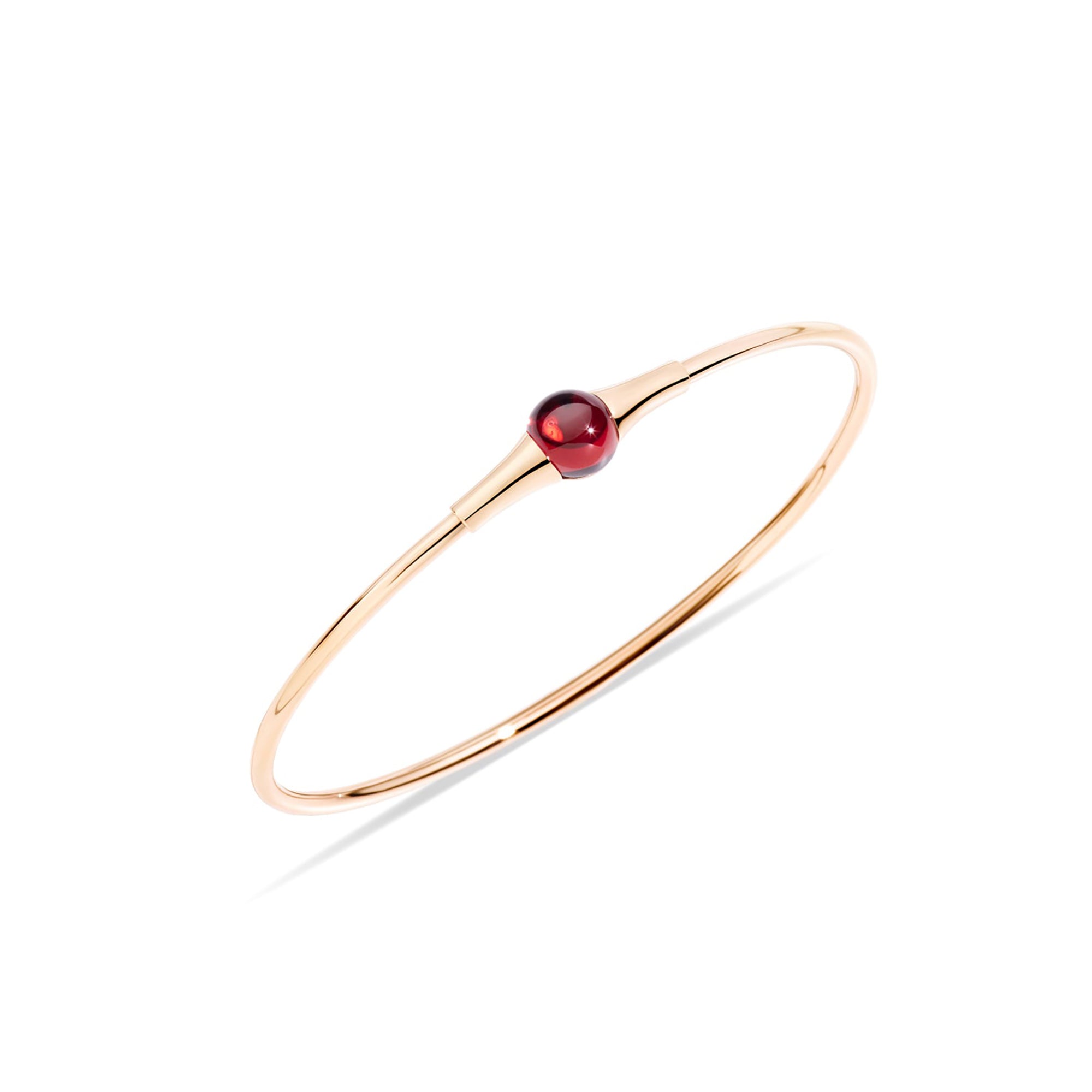Bracelet M'ama non M'ama en Or rose 18K & Grenat