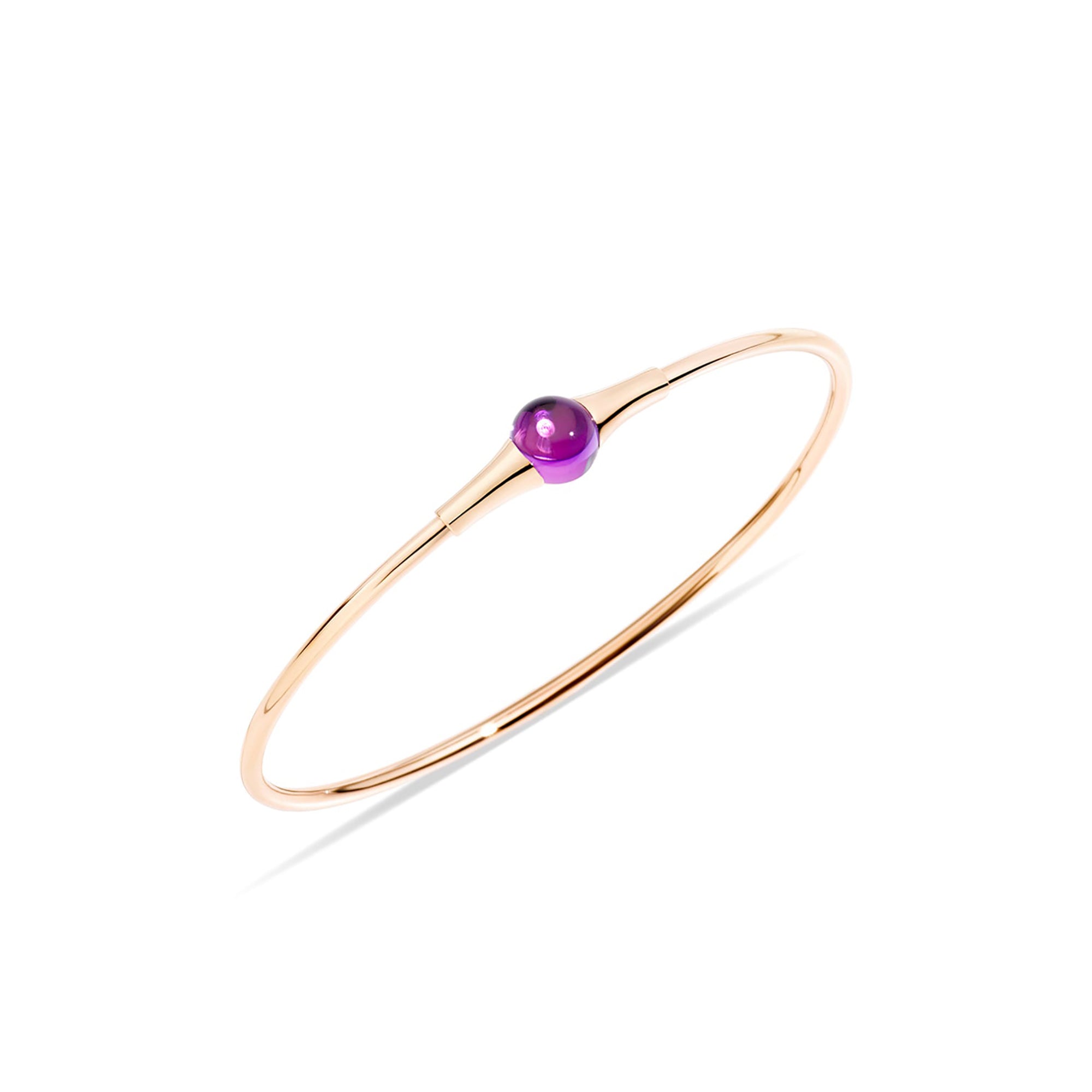 Bracelet M'ama non M'ama en Or rose 18K & Améthyste