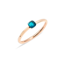 Bracelet Nudo en Or rose & blanc 18K & Topaze London