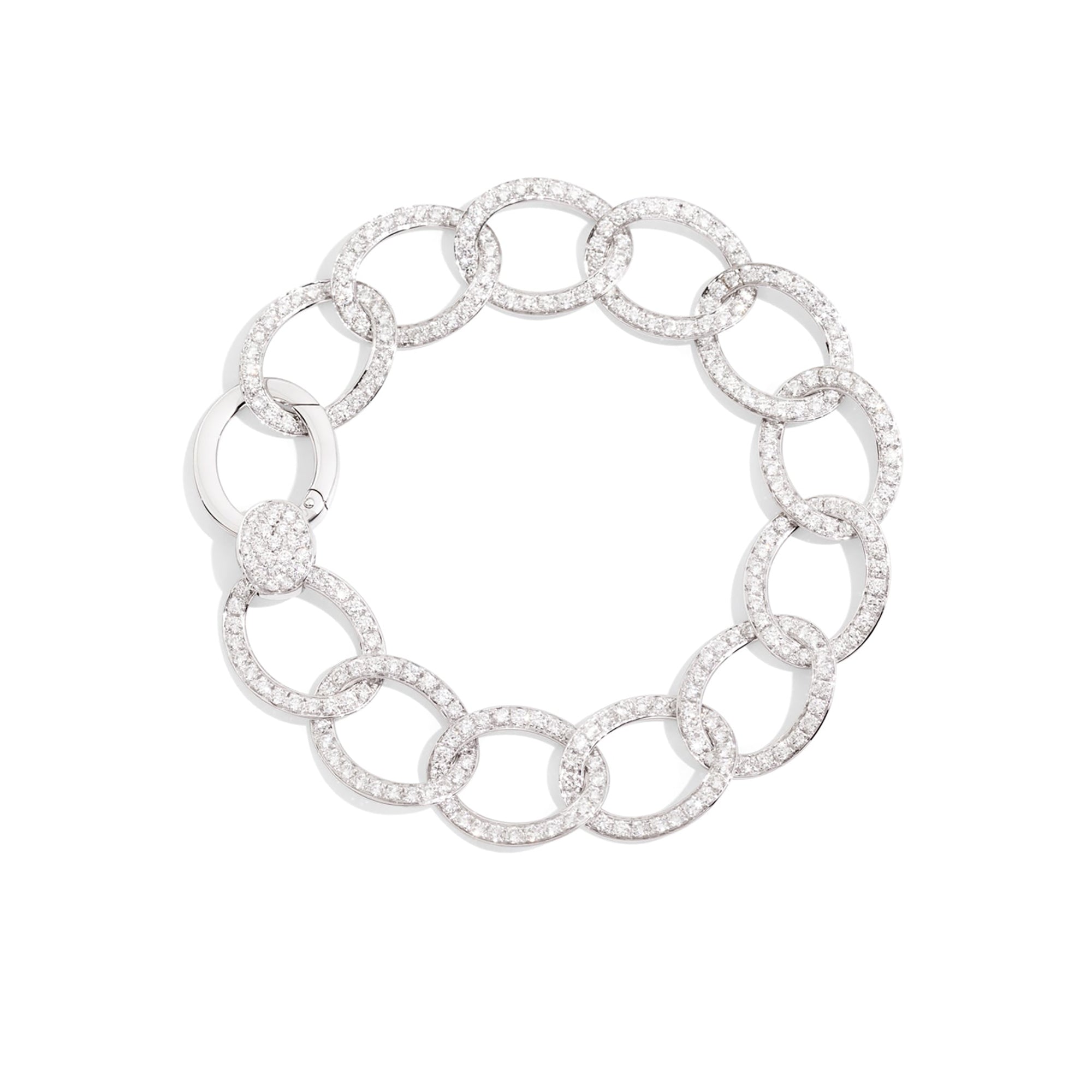 Bracelet Brera en Or blanc 18K & Diamant