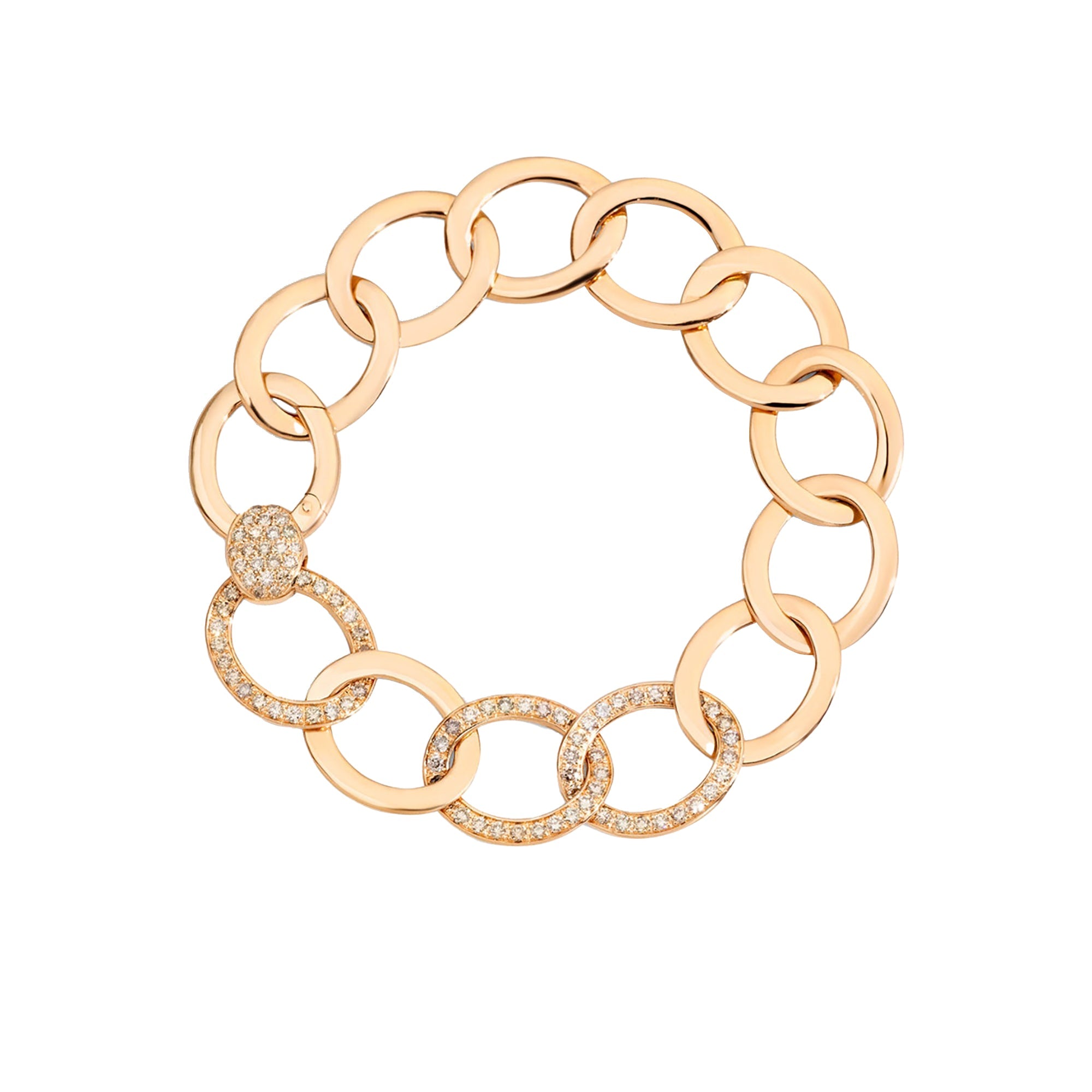 Bracelet Brera en Or rose 18K & Diamant