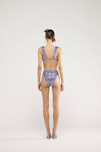 Maillot deux pièces à paillettes - Lilac