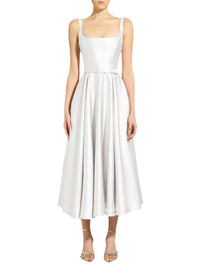 Robe scintillante et ceinturée - White Allyssum