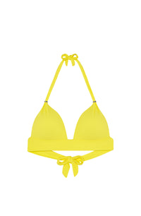 Diva Haut push-up bikini top - Yellow