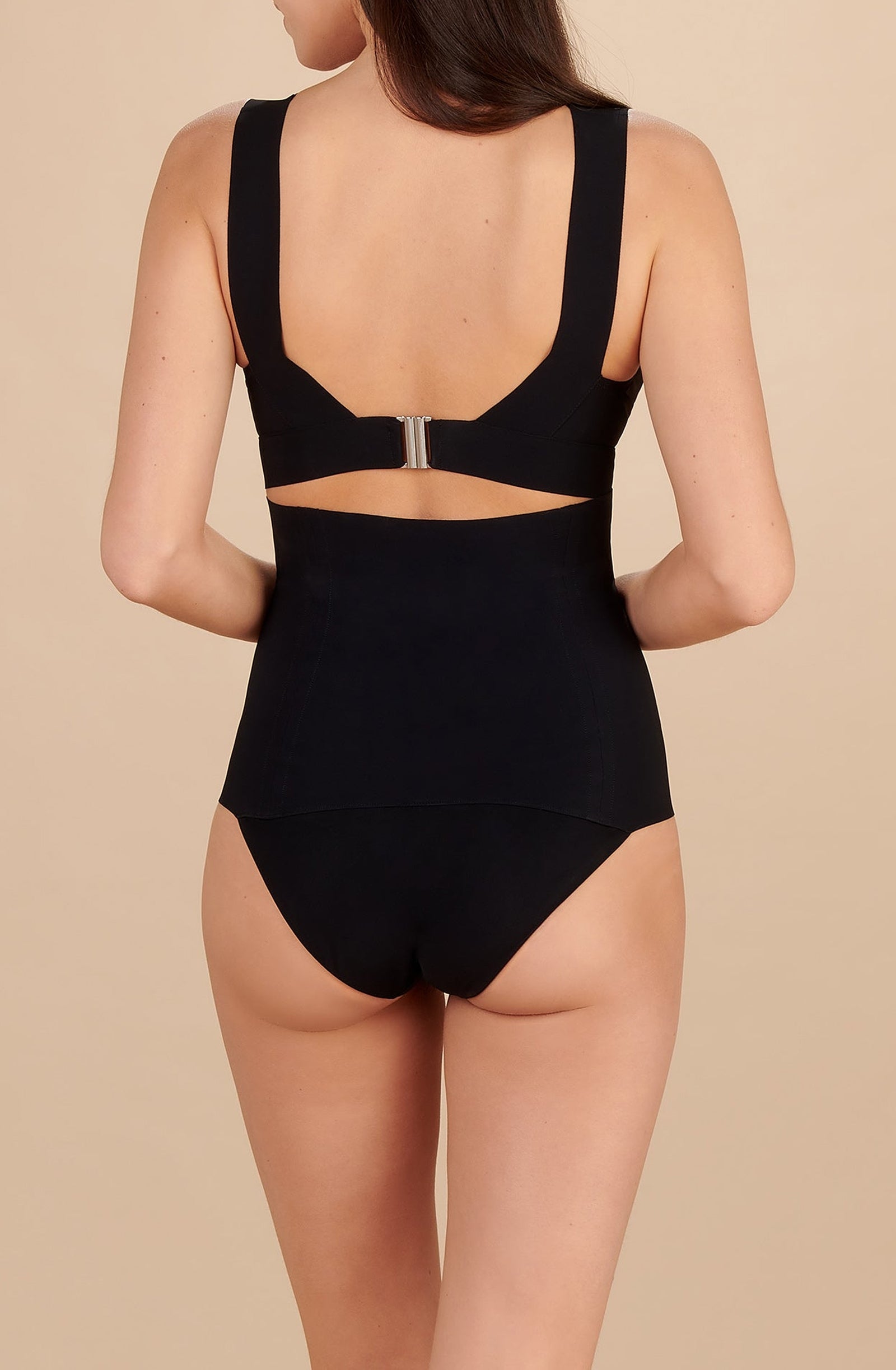 Emilia high waist bikini bottoms - Black