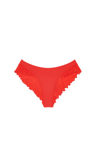 Alala string bikini bottoms with ruffle - Piment