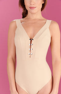Maillot de bain une pièce Bonnie - Sable