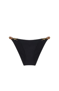 Debby jewelled bikini bottoms - Black