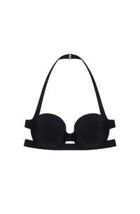 Lyana openwork bikini top - Black