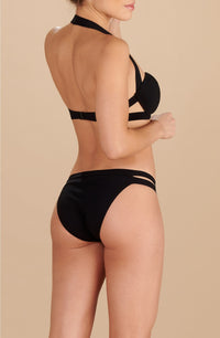 Lyana openwork bikini top - Black