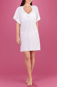 Pretty Loose Dress - White