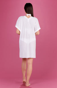 Pretty Loose Dress - White