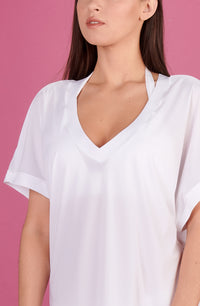 Pretty Loose Dress - White