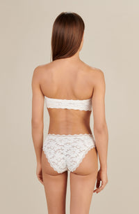 Culotte Toya en dentelle - Blanc