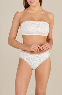 Culotte Toya en dentelle - Blanc