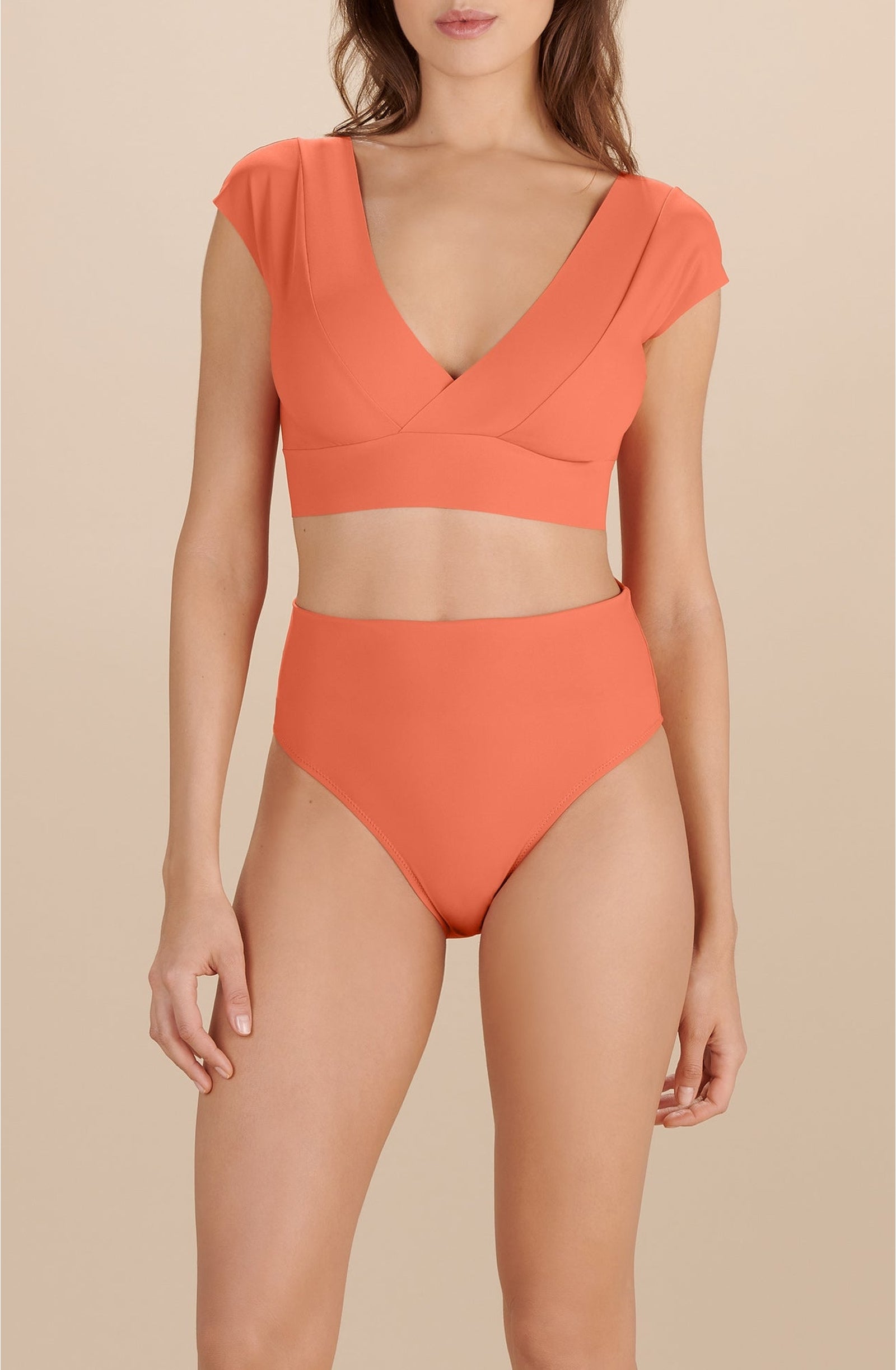 Anjali Crop-top - Paprika