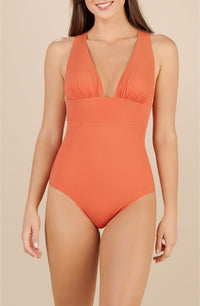 Maillot de bain une pièce Capri - Paprika