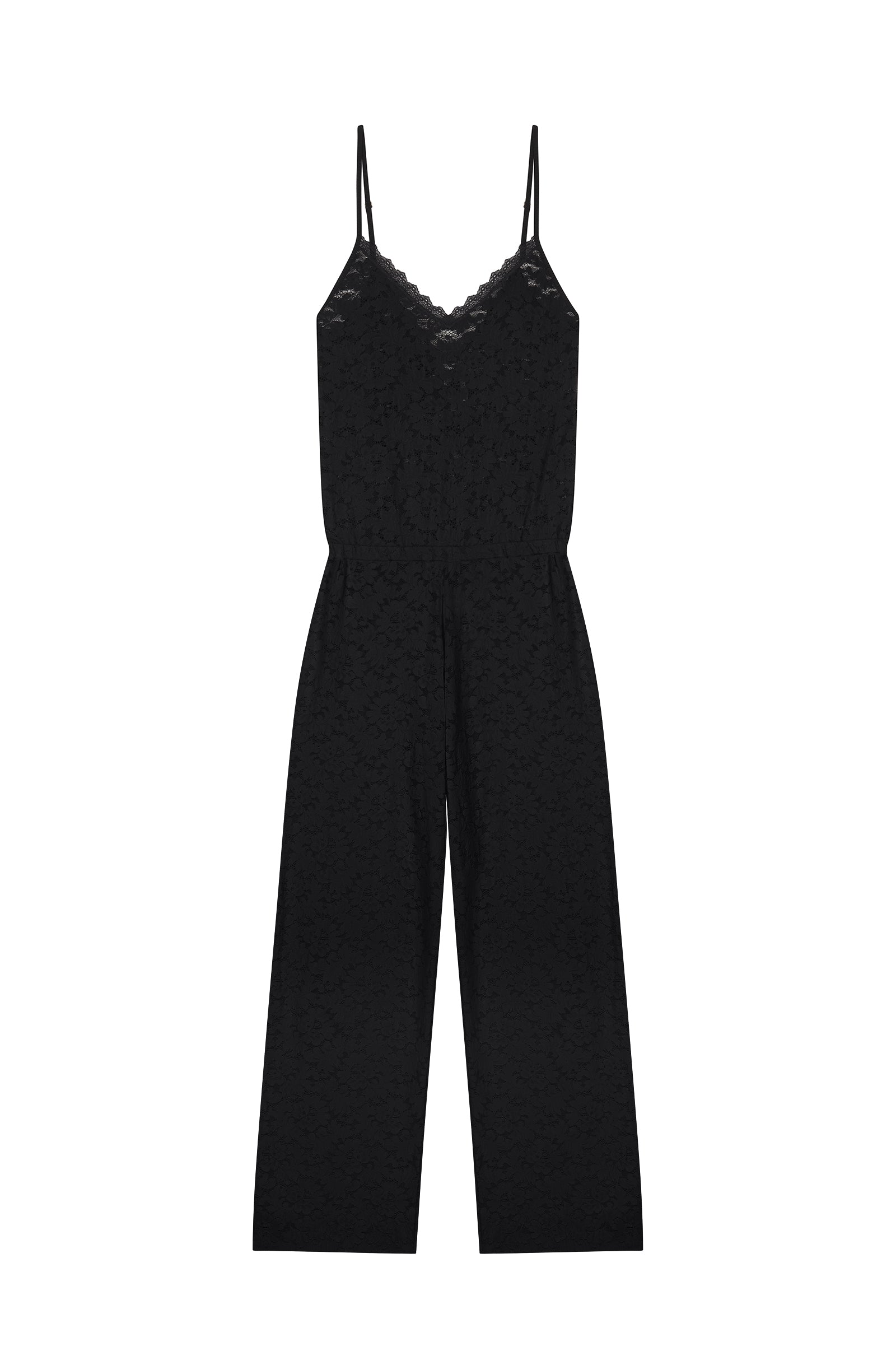 Combinaison Carisse en dentelle - Noir