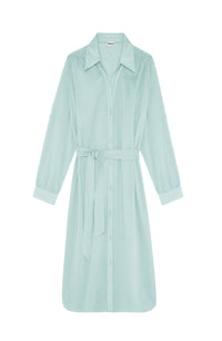 Robe-chemise Cassandre - Aqua
