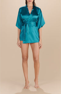 Kimono Delila en soie - Persan
