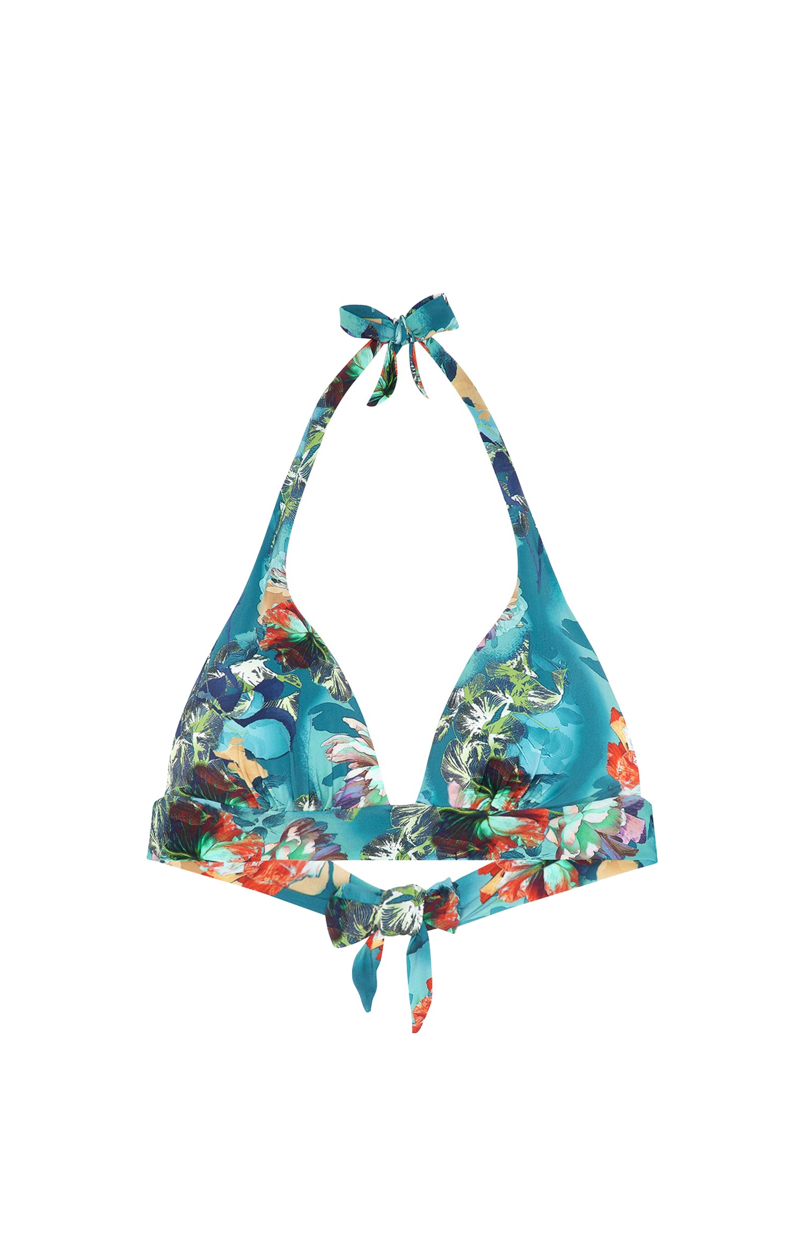 Donia push-up triangle bikini top - Blossom
