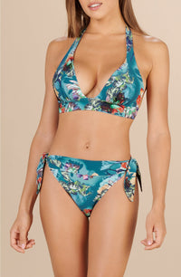 Donia push-up triangle bikini top - Blossom