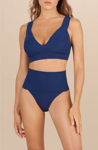 Emilia high waist bikini bottoms - Nuit