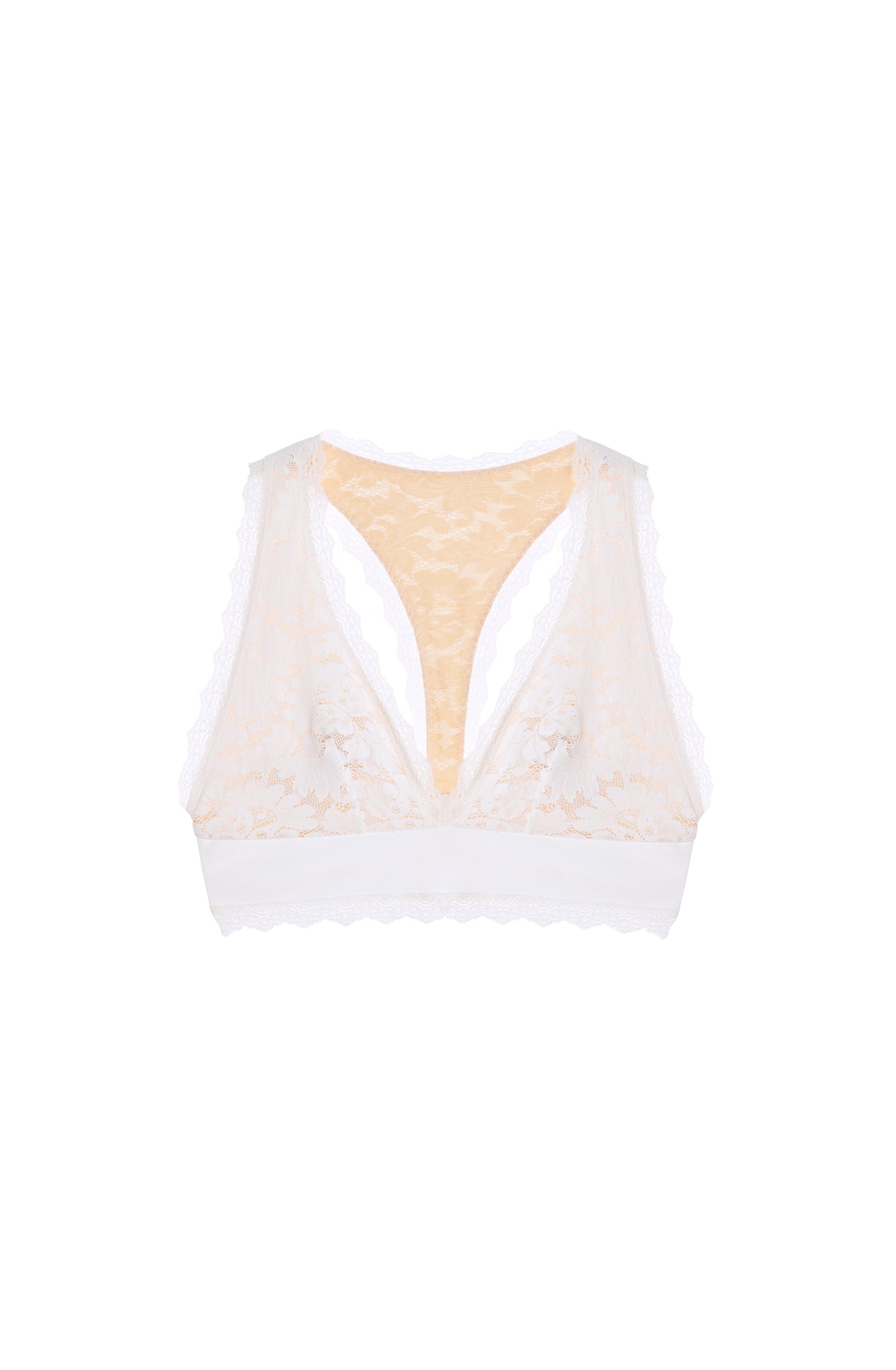 Soutien-gorge Girly en dentelle - Blanc
