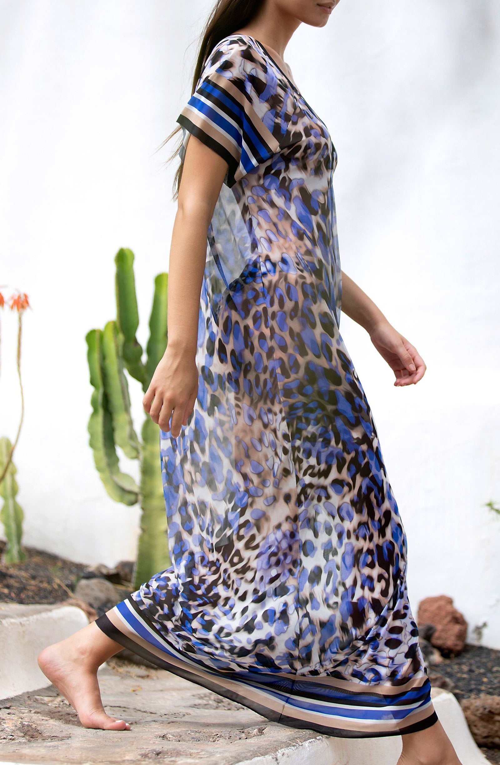 Hosa loose-fitting maxi dress - Amazonia