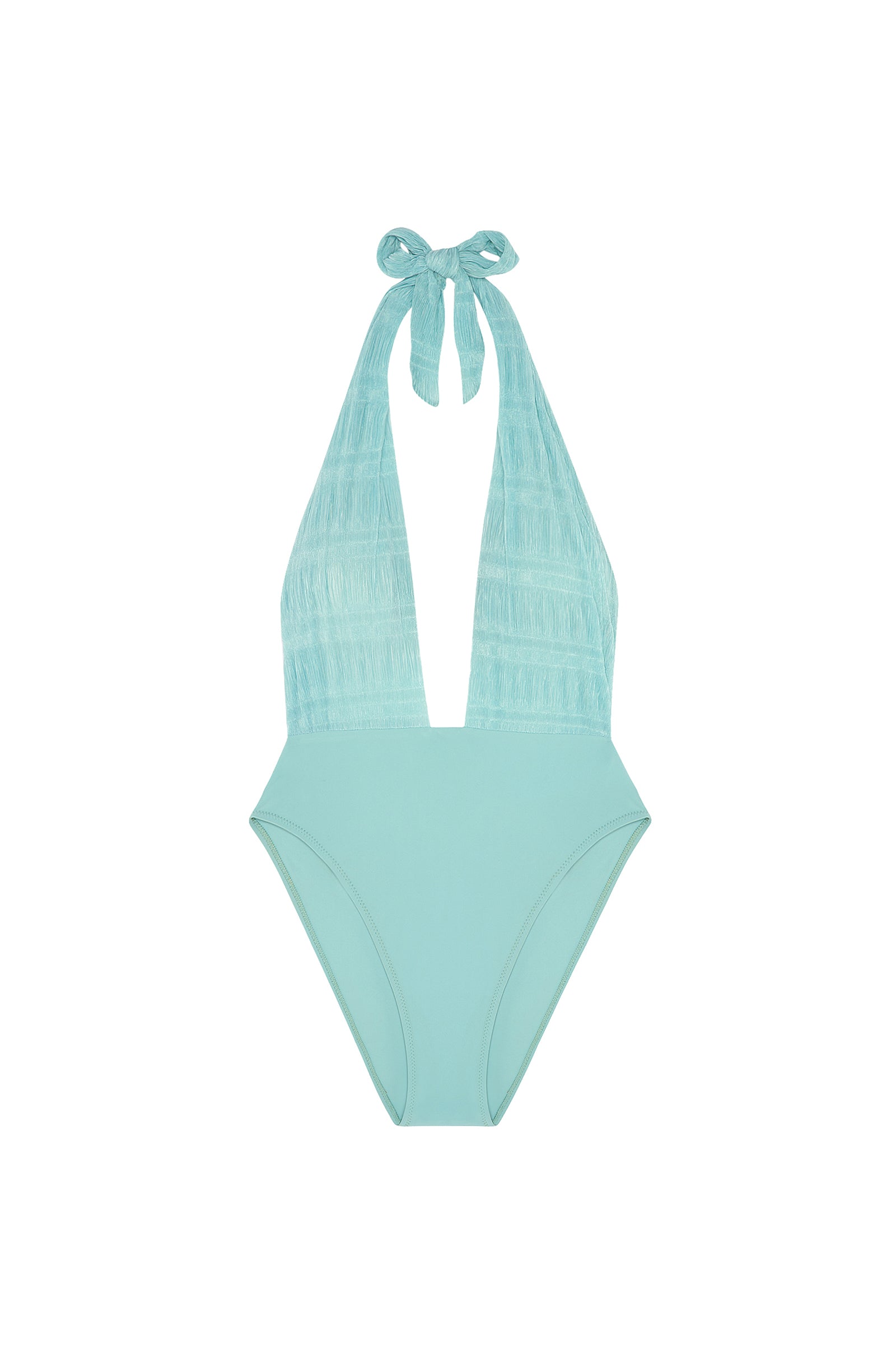 Maillot de bain une pièce Illusion - Aqua