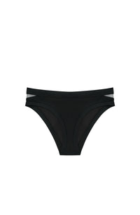Kylie openwork bikini bottoms - Black