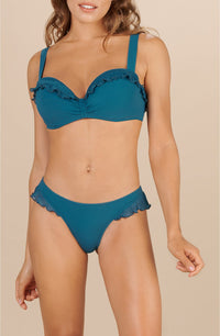 Liam balconette bikini top - Persian