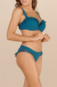 Liam balconette bikini top - Persian