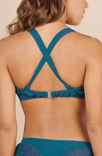 Liam balconette bikini top - Persian